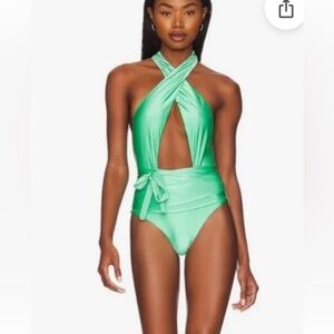 PQ Swim Mint Green One Piece Swimsuit